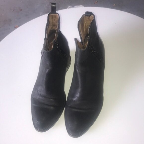 Ibiza Jeffrey Campbell black leather booties 8M - Picture 7 of 11